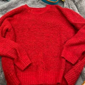 Red sweater